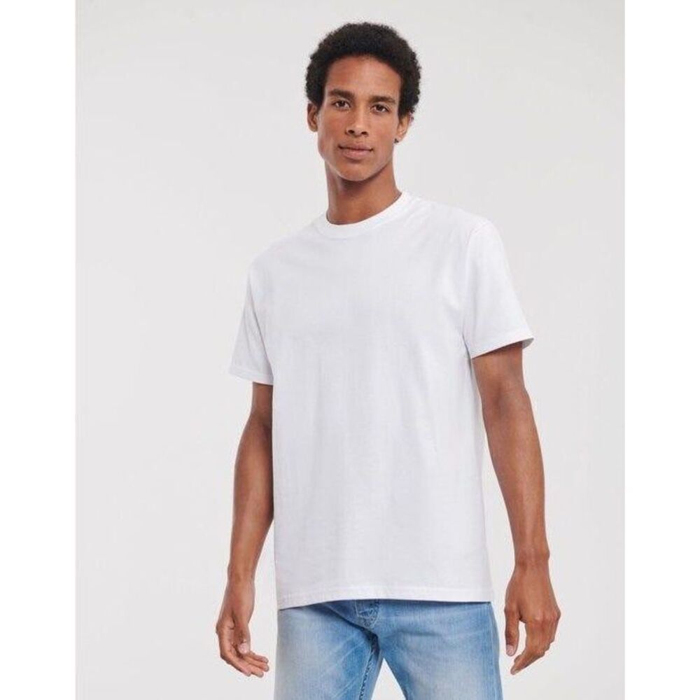 Russell Mens Classic Heavyweight T-Shirt / Tan